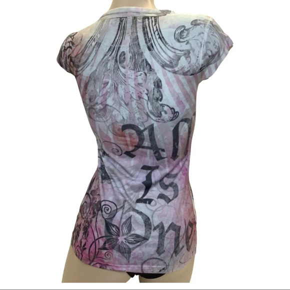 Hard Rock Cafe Fitted Sublimation Baby Tee Size Small. New No Tags - Picture 3 of 4